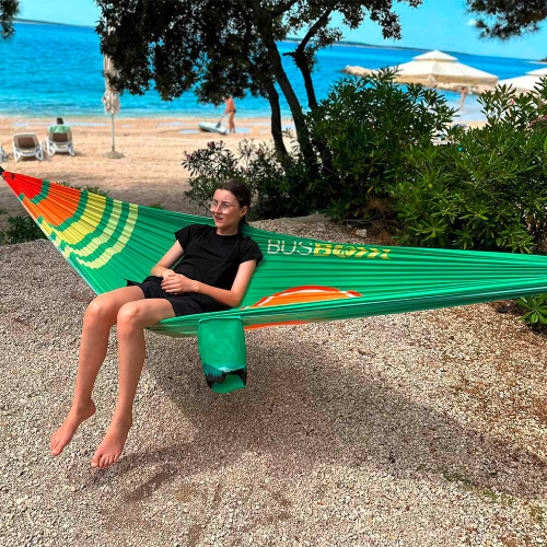 BusBoxx Hängematte 270 cm x 140 cm grün - Hängematten