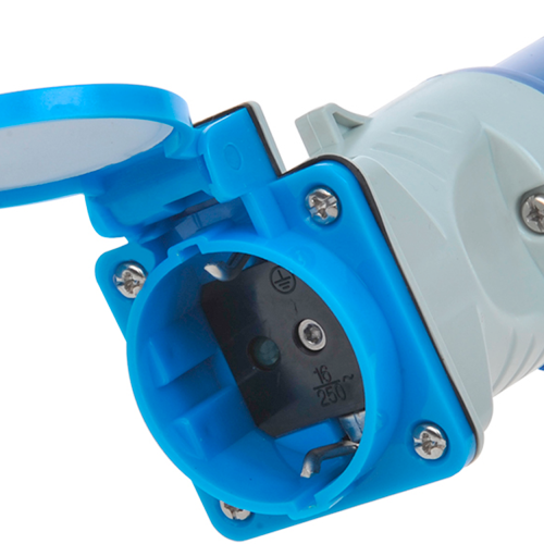 PAT Adapter Kupplung von CEE nach Schuko Steckdose - CEE-Stecker & -Adapter