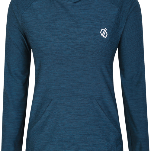 Dare2b Sprint Damen Hoodie blau 46 - Damenshirts, -blusen & -pullover von Dare 2b