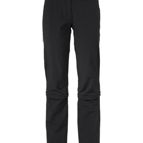 Vaude Farley Stretch Capri T-Zip III Damenhose schwarz 40 - Damenhosen, -röcke & -kleider