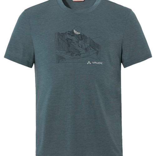 Vaude Tekoa III Herren T-Shirt dunkelgrau M - Herrenshirts, -hemden & -pullover
