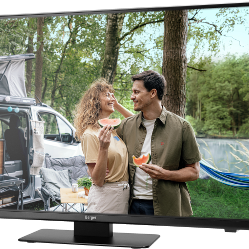 Berger Smart TV Advanteq 32 Zoll Fernseher mit Triple Tuner und 12 / 230 V - Fernseher