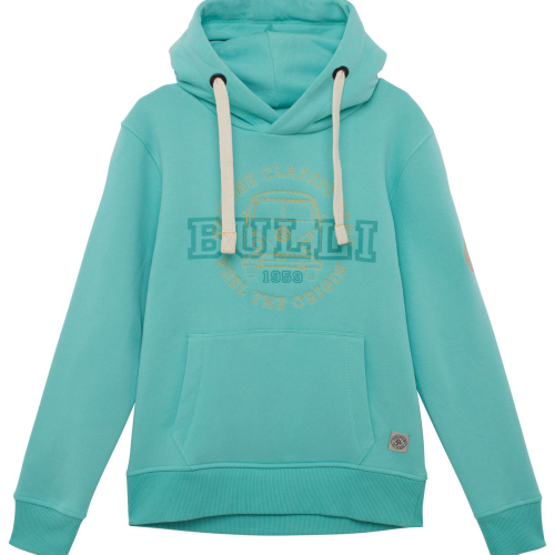 Van One Bulli Stitch Unisex Hoodie türkis XL - Herrenshirts, -hemden & -pullover von Van One Classic Cars