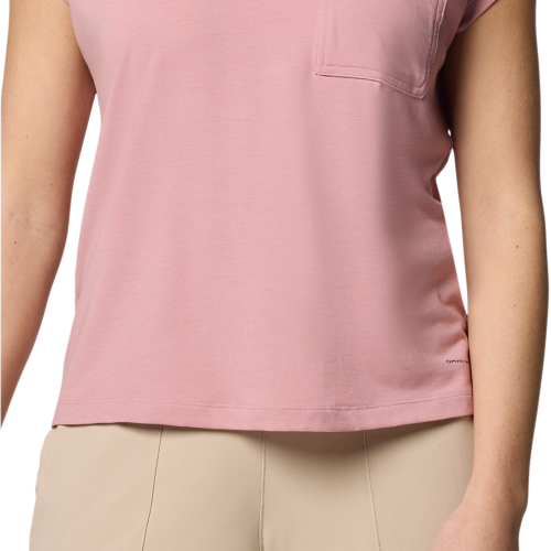 Columbia Boundless Trek Damenshirt rosa L - Damenshirts, -blusen & -pullover