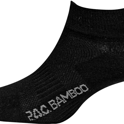 P.A.C Bamboo Quarter Unisex Socken schwarz 43-47 - Socken von PAC