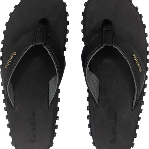 Gumbies Vegovert Herren Flip Flops schwarz 42 - Herrenschuhe