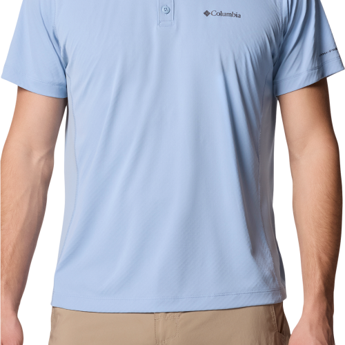 Columbia Zero Rules Herrenpolo hellblau M - Herrenshirts, -hemden & -pullover