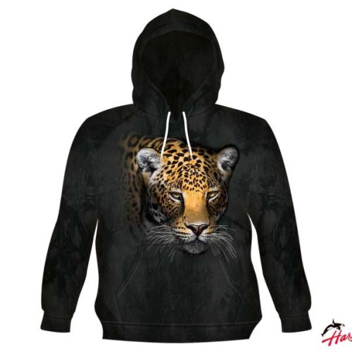 Harlequin Dark Night Jaguar Unisex Kapuzensweatshirt dunkelgrau XXL - Herrenshirts, -hemden & -pullover