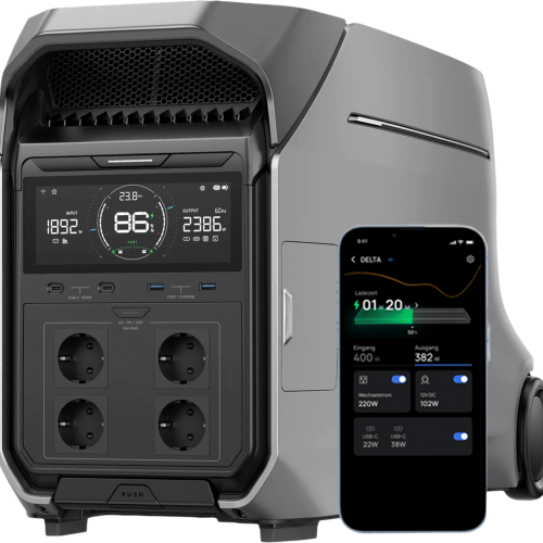 EcoFlow Delta 3 Pro Tragbare Powerstation 4 kWh 4.000 W - Powerstations