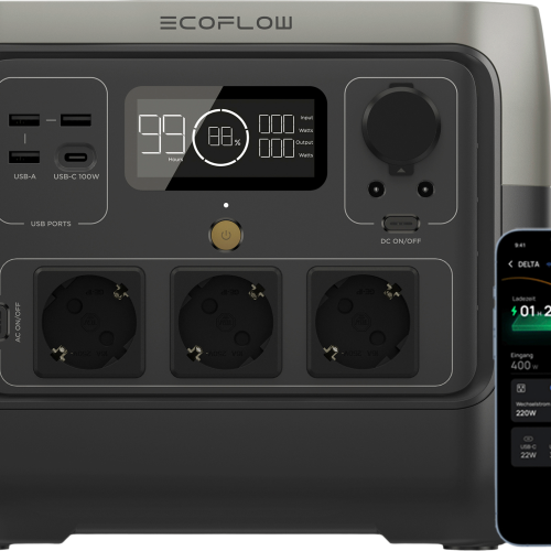EcoFlow River 2 Pro Tragbare Powerstation 768 Wh 800 W - Powerstations
