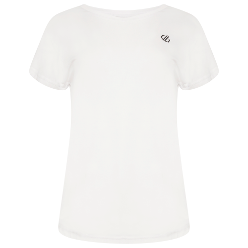 Dare2b Vigilant Tee Damenshirt weiß 48 - Damenshirts, -blusen & -pullover von Dare 2b