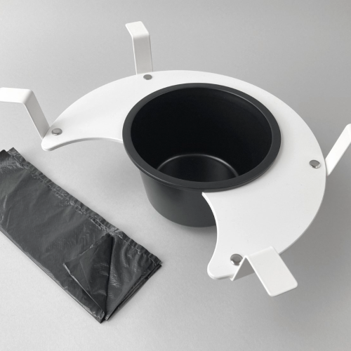 Flexaport Trenntoiletten-Einsatz Set passend für Dometic CT4000 weiß PVC mit 100 Tüten Recycling 20 my - Trenntoiletten