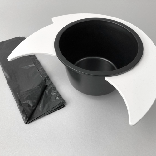 Flexaport Trenntoiletten-Einsatz Set passend für Thetford C220 weiß PVC mit 50 Tüten geruchsdicht inkl. Folienschweißgerät 15 cm - Trenntoiletten