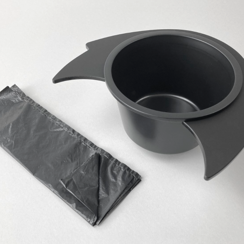 Flexaport Trenntoiletten-Einsatz Set passend für Porta Potti 335 ab 2011 schwarz/matt Acryl mit 50 Tüten geruchsdicht inkl. Folienschweißgerät 15 cm - Trenntoiletten