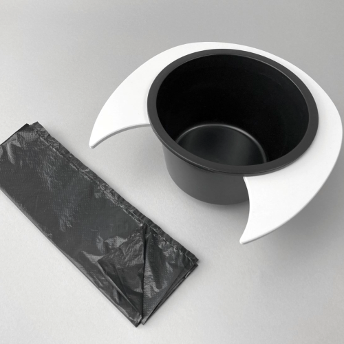 Flexaport Trenntoiletten-Einsatz Set passend für Fiamma Bi-Pot 34 / 39 / 125 weiß PVC mit 50 Tüten geruchsdicht inkl. Folienschweißgerät 15 cm - Trenntoiletten
