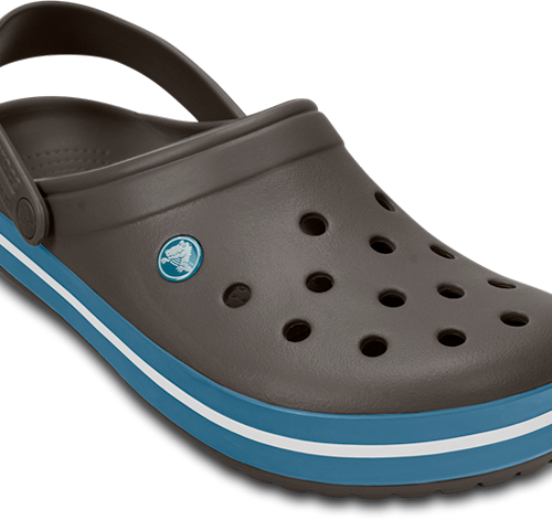Crocs Crocband Clog Unisex Sandalen dunkelgrau 43-44 - Herrenschuhe