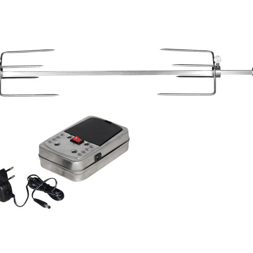 Enders Grillspieß Edelstahl mit Motor passend für Cubiq Pro 3 / eFLOW Pro 2 - Umrüstung und Anbauteile