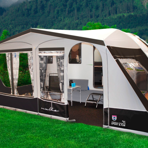 Walker Pioneer All Season 240 Sport & Fun Wohnwagenvorzelt passend für Knaus Sport & Fun - Wohnwagenvorzelte