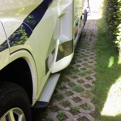 Pac Konzept Zusätzliche Einstiegstufe / Trittstufe silber passend für Ducato - Trittstufen