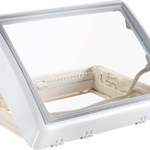 Dometic Midi Heki Style 700 x 500 mm Dachfenster weiß mit Hebel / mit Zwangsbelüftung - Dachhauben & Dachlüfter