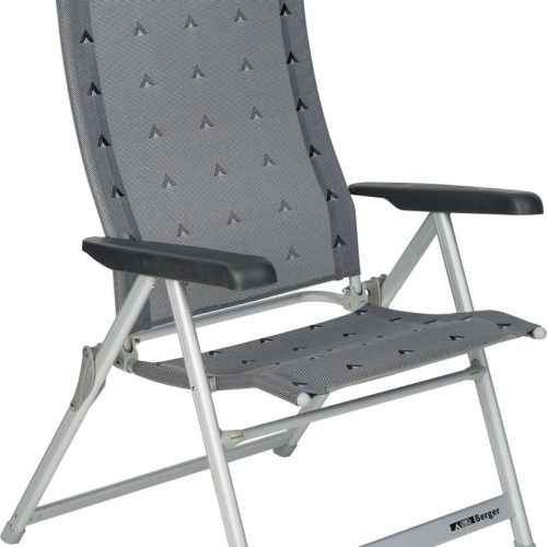 Berger Klappsessel Luxus XL grau - Klappstühle