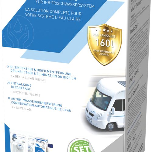 WM aquatec Hygiene-Set Wasserhygiene Komplettset 160 Liter - Wasserkonservierung