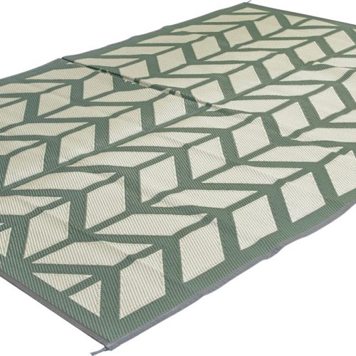 Bo-Camp Flaxton Green Outdoormatte 350 x 270 cm - Vorzeltteppich & Zeltboden