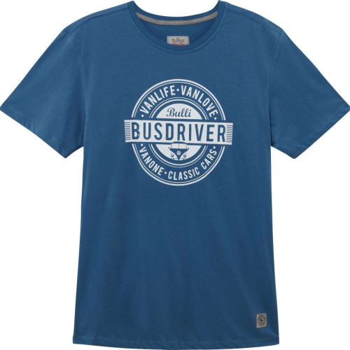 Van One Busdriver Herren T-Shirt blau L - Herrenshirts, -hemden & -pullover von Van One Classic Cars