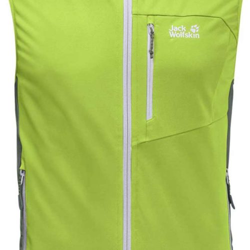Jack Wolfskin Highest Peak Herren Softshellweste spring lime hellgrün XL - Herrenjacken
