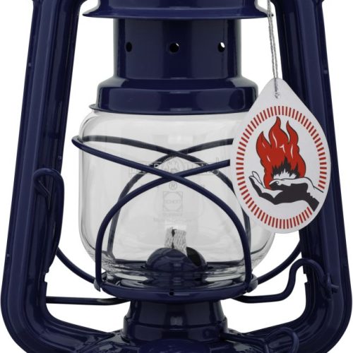 Feuerhand Sturmlaterne 276 dunkelblau - Gaslampen