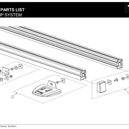 Thule Adapter-Haltesatz passend zu Smart Camp System Ducato - Ersatzteile Fahrzeug