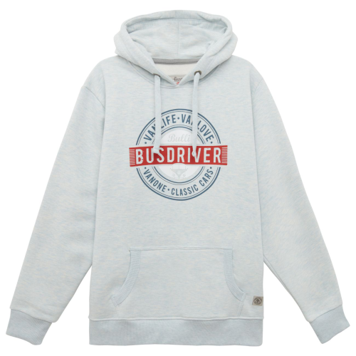 Van One Busdriver Herren Hoodie hellgrau XXXL - Herrenshirts, -hemden & -pullover von Van One Classic Cars