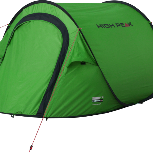 High Peak Vision 3 Einfachdach Pop Up Wurfzelt grün für 3 Personen - Wurfzelte