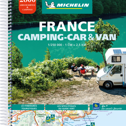 Michelin Atlas France Camping Car / Van  - Campingführer