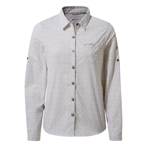 Craghoppers Gisele Bluse beige 44 - Damenshirts, -blusen & -pullover