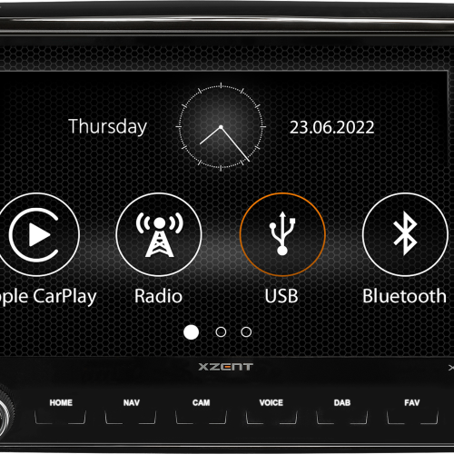 Xzent X-F275 Infotainer / Mediencenter / DAB Tuner für Fiat Ducato 8 Zoll - Navigationsgeräte