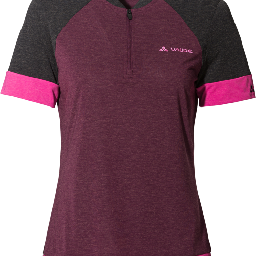 Vaude Altissimo Q-Zip Damen Radshirt lila 42 - Damenshirts, -blusen & -pullover