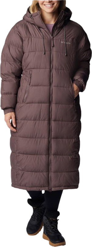 Columbia Pike Lake II lange Damenjacke dunkelbraun L - Damenjacken