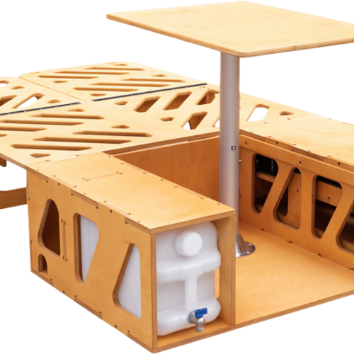 Moonbox Campingbox 115 Modify passend für Minivan natur - Ausbauboxen & Campingboxen