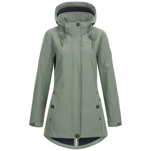 Ankerglut Ankerglutbrise Softshellmantel Damen olive 48 - Damenjacken