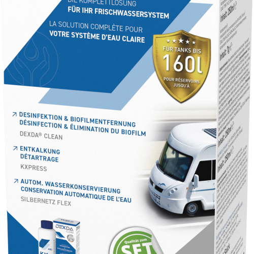 WM aquatec Hygiene-Trio Wasserhygiene Komplettset 160 Liter - Wasserkonservierung