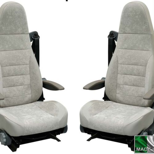 Ideatermica Venus C Sitzbezug mit integrierter Kopfstütze und Gurten 2 Stück beige - Sitzbezüge