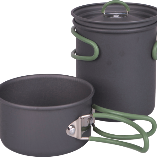 Bo-Camp Explorer Kochgeschirr-Set Aluminium eloxiert 2-tlg. - Trekkinggeschirr