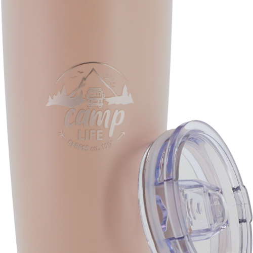 Camplife Thermo-Kaffeebecher 600 ml matt beige - Isolierflaschen & Isobehälter