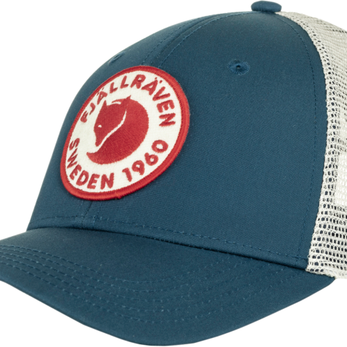 Fjällräven 1960 Logo Langtradarkeps Cap blau S-M - Hüte & Mützen