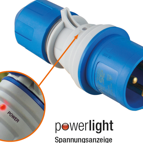 AS-Schwabe Powerlight CEE Stecker mit Phasenanzeige - Sonstiges Stromzubehör