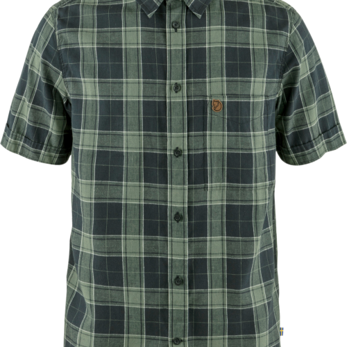 Fjällräven Ovik Travel Herrenhemd dunkelgrün L - Herrenshirts, -hemden & -pullover