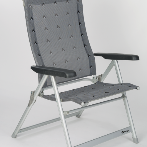 Berger Klappsessel Luxus XL grau - Klappstühle