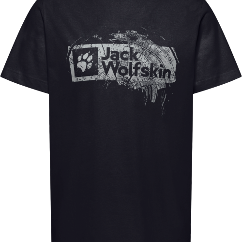 Jack Wolfskin Brand T Herren T-Shirt dunkelblau M - Herrenshirts, -hemden & -pullover