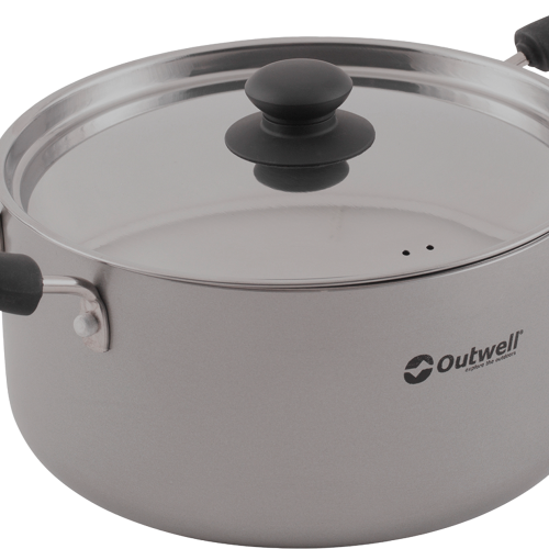 Outwell Feast Aluminiumtopf mit Keramikbeschichtung 3 Liter - Camping-Töpfe